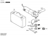 Bosch 0 603 343 903 Pws 10-125 Ce Angle Grinder 230 V / Eu Spare Parts